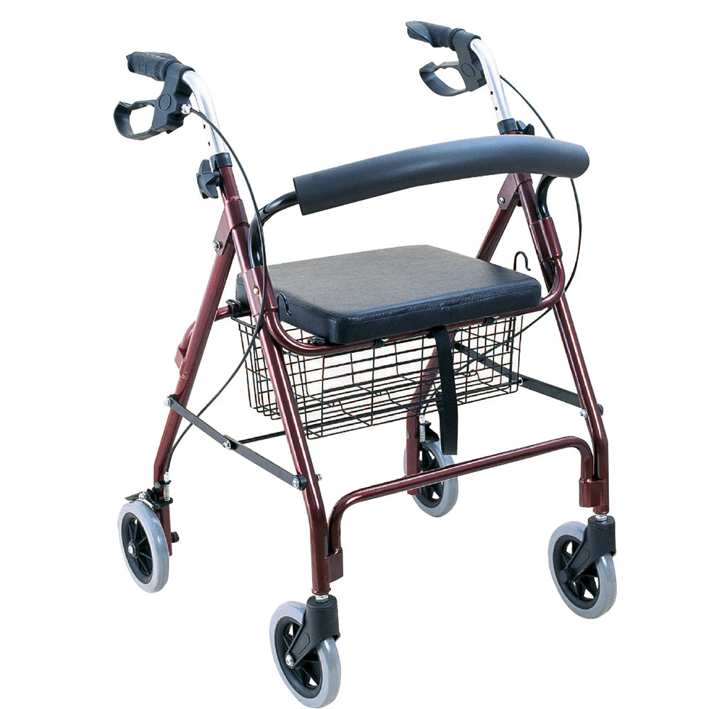 BodyMed® Burgundy Aluminum Rollator