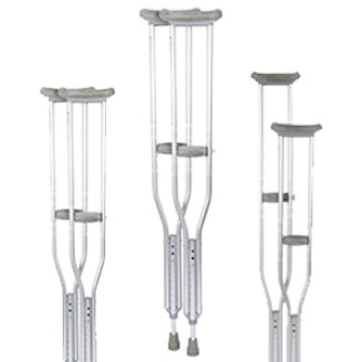 BodyMed® Tall Aluminum Crutches